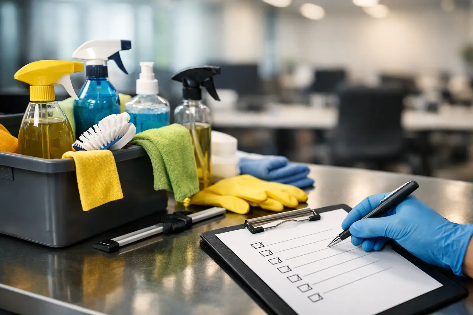 Daily Commercial Cleaning Checklist That Works