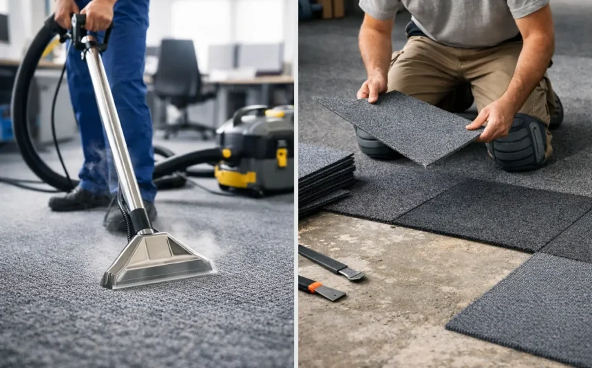 Carpet Cleaning vs Replacement for Businesses