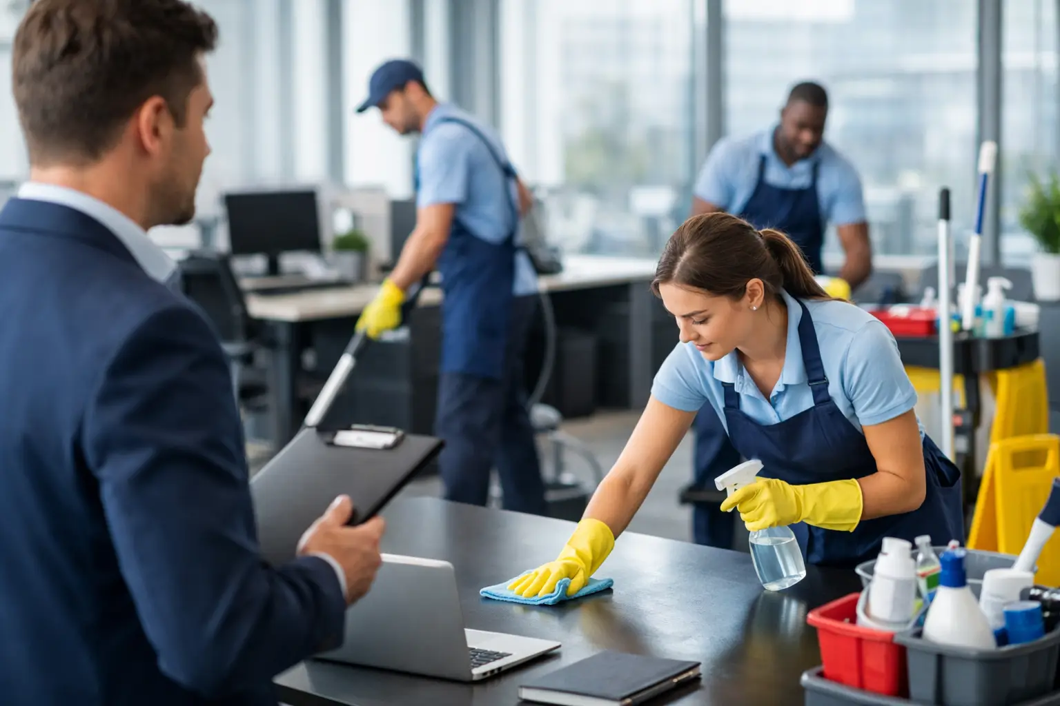 Commercial Cleaning Service Guide for Managers