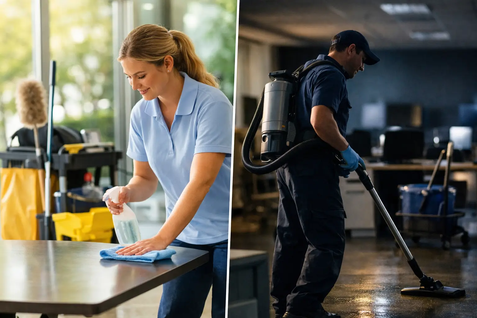 Day Porter vs Nightly Cleaning for Your Facility