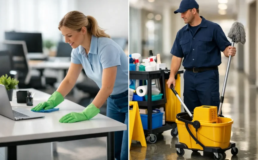 Office Cleaning vs Janitorial: What’s Different?