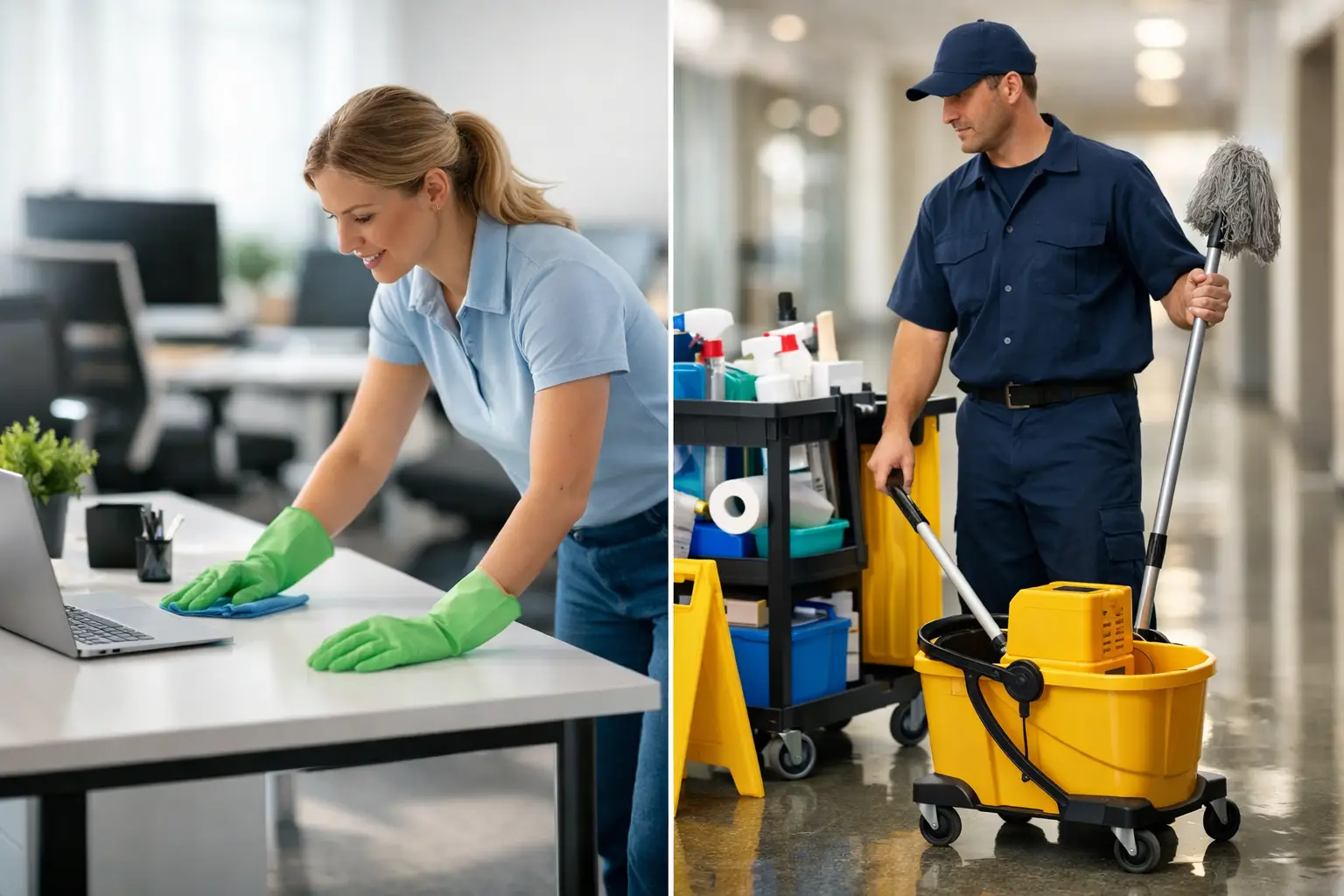 Office Cleaning vs Janitorial: What’s Different?