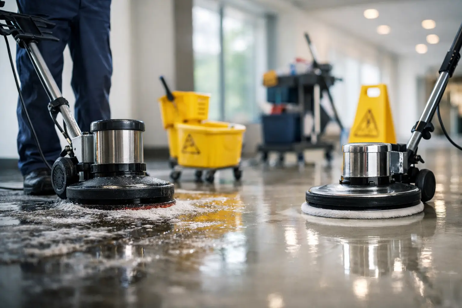 Strip & Wax Services for Cleaner Floors