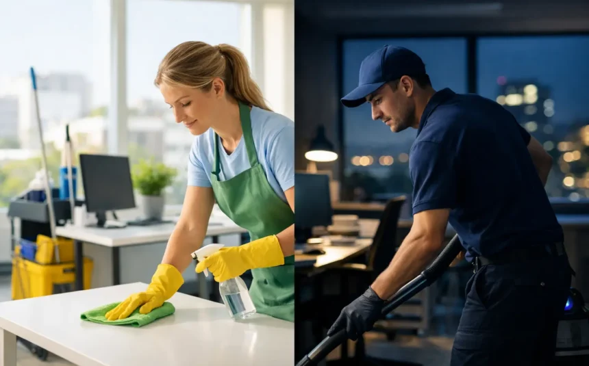 Day Cleaning vs Night Cleaning for Business