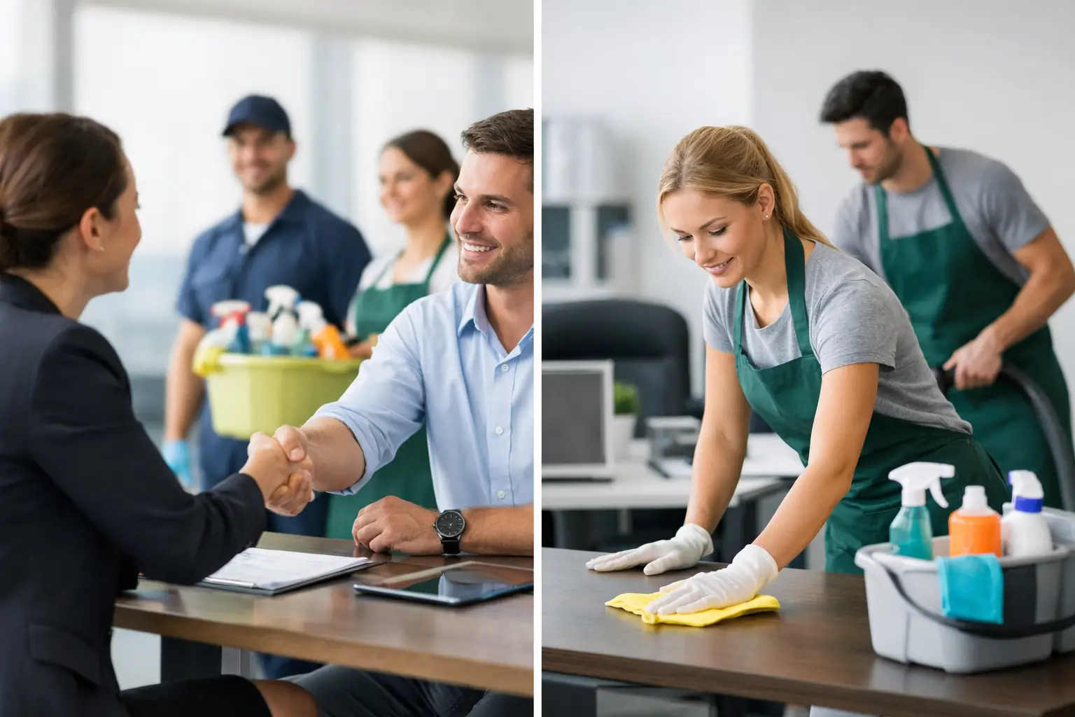 Outsourcing Versus Hiring Cleaners for Business